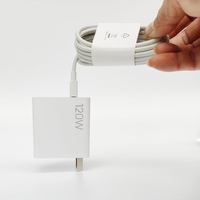 Chargeur mural USB-C rapide 120W en gros avec câble pour Xiaomi 14 13 12 Redmi Note K60 K50 11 Pro Plus