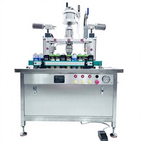 Machine de remplissage et de sertissage pneumatique semi-automatique 3 en 1 pour aérosols, peinture, huile, gaz, produits chimiques, avec pompe haute précision