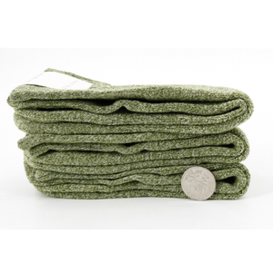 HPS0101 Cotton Elastic Terry Towel Bottom Winter Socks Olive Green Stockings - Product Image 3