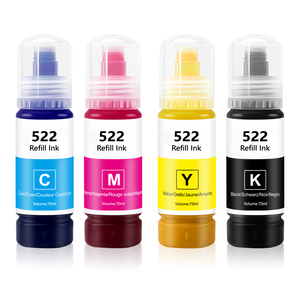 Botella de <span class=keywords><strong>Tinta</strong></span> de Repuesto de Alta Capacidad <span class=keywords><strong>522</strong></span> Compatible con Botellas de Recarga de <span class=keywords><strong>Tinta</strong></span> <span class=keywords><strong>Epson</strong></span> <span class=keywords><strong>522</strong></span> - Product Image 1