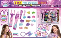 Machine à tresser les cheveux automatique EPT, électrique, 2-en-1, outil de coiffure DIY, jouet rotatif pour tresser les cheveux, cadeau beauté pour filles et enfants
