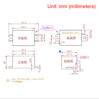 Module d'alimentation AC-DC de marque originale, convertisseur Buck 3W, LED, tension isolée stabilisée AC110V-240V DC3V-24V, fabriqué en Chine