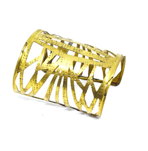 2025 Montana Engraved Christmas Gold Ribbon Bangle Hand Painted Bangles Round Zircon Jewelry Chunky shiny ethnic <b>copper</b> <b>bracelet</b> - Product Image 3