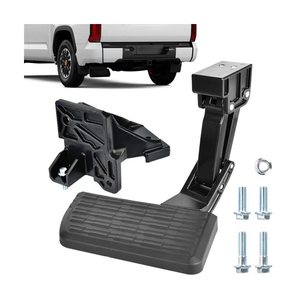 Apto para modelos Tundra 2022-2024 con puerta trasera retráctil, escalón trasero y escalón de aluminio para la puerta trasera. - Product Image 1