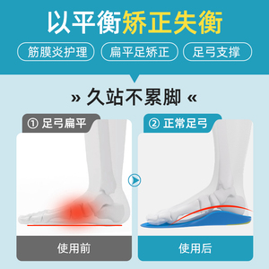 Orthèse de soutien pour pied tombant, correcteur de fasciite plantaire, orthèse réglable cheville-pied pour soulagement de l'inversion et de la pronation - Product Image 5