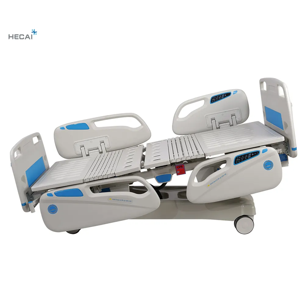 ขายร้อนคุณภาพสูง Multi-Function Cpr ไฟฟ้า Icu ไฟฟ้าผู้ป่วยทางการแพทย์โรงพยาบาลเตียงพยาบาล