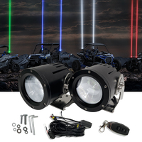 3 "RGBw Télécommande Offroad Laser LED Whip Lights Sky Tracer pour ATV UTV Polaris Can Am Epxpedition