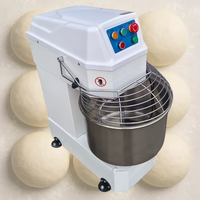 Mélangeur à spirale commercial 20L/21L, capacité 8kg de farine, double vitesse, pétrin à pain et pizza pour la vente en gros et l'OEM