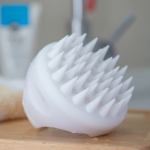 Cepillo de Silicona para Masaje del Cuero Cabelludo, Desenreda el Cabello Blanco, Cuidado del Cuero Cabelludo, Masajeador de Cabeza de Plástico - Product Image 4