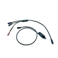 Câble 8fun 1T3 de changement de vitesse, capteur de vitesse, câble de lumière pour moteur Bafang vélo électrique, M500/M600/M510, à monter soi-même