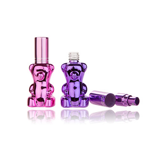 13ml Cute Bear Dog Shape Bottle Glass Roller On Essential Oil <b>Perfume</b> Bottle Cosmetic Refillable <b>Container</b> Low Price Sale - Product Image 3
