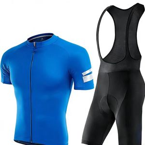 Maillot de cyclisme professionnel à manches courtes, short léger avec rembourrage absorbant les chocs, ensemble maillot et short de cyclisme pour la course sur route - Product Image 4