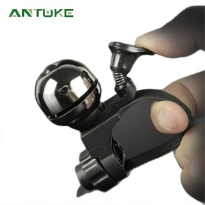 Sonnette de vélo Antuke en alliage d'aluminium noir, accessoire durable pour VTT - Product Image 1