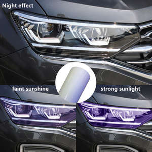 TPU UV fotocromático faro coche luz trasera lámpara Led película TPU blanco a negro faro tinte película 30cm * 15M - Product Image 5