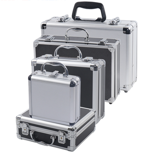 Aluminium Large Hard Flight Carry Case Key Camera <strong>Storage</strong> <strong>Box</strong> Aluminum Tool <strong>Briefcase</strong> With Foam Backing - Product Image 2