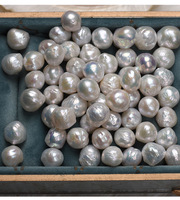 Perles d'eau douce baroques Edison naturelles froissées de qualité AAA, 11-12 mm, blanches, pour la fabrication de bijoux, certifiées par un tiers, vente en gros