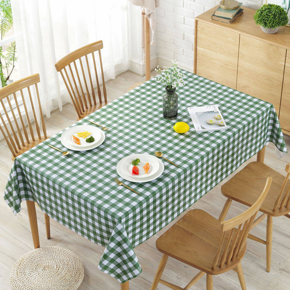 Nuevo PVC verde medio [borde recto]