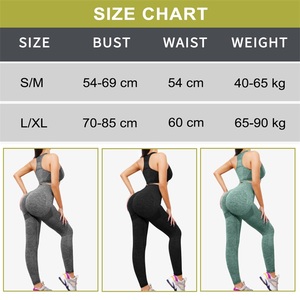 En gros <span class=keywords><strong>Ensemble</strong></span> de leggings de <span class=keywords><strong>sport</strong></span> pour femmes, taille haute, sans couture, effet <span class=keywords><strong>push</strong></span>-<span class=keywords><strong>up</strong></span> et rehausseur de fessier, pour fitness, gym et yoga - Product Image 6