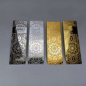 Etiquetas Adhesivas de Lujo para Botellas de Perfume, Resistentes al Agua, con Estampado Dorado en Aluminio, Personalizadas para Cosméticos - Product Image 6