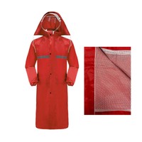 Veste de pluie longue pour hommes, imperméable, respirante, légère, pour le travail en extérieur, pour les motards, durable, réfléchissante, en Oxford