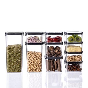 Tarros <span class=keywords><strong>de</strong></span> <span class=keywords><strong>almacenamiento</strong></span> <span class=keywords><strong>de</strong></span> cocina <span class=keywords><strong>de</strong></span> diseño moderno Cajas <span class=keywords><strong>de</strong></span> plástico PP transparentes <span class=keywords><strong>de</strong></span> grado alimenticio con tapas <span class=keywords><strong>de</strong></span> aluminio para <span class=keywords><strong>almacenamiento</strong></span> <span class=keywords><strong>de</strong></span> té <span class=keywords><strong>de</strong></span> productos secos - Product Image 5