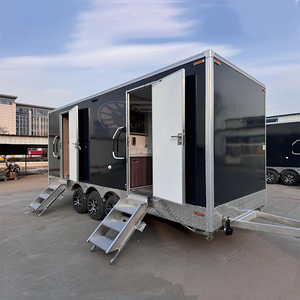 Trung Quốc chứng nhận VIP di động sang trọng 20ft container hiện đại 4 gian hàng ngoài trời nhà vệ sinh nhà vệ sinh di động nhà vệ sinh Trailer cho bán - Product Image 1