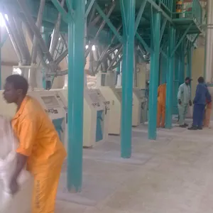 80 톤 온 줄 set 밀가루 밀링 기계 에 잠비아