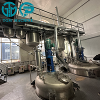 Ligne de production d'émulsion acrylique semi-automatique TGM 440V personnalisée pour la fabrication d'adhésifs d'étiquettes industrielles