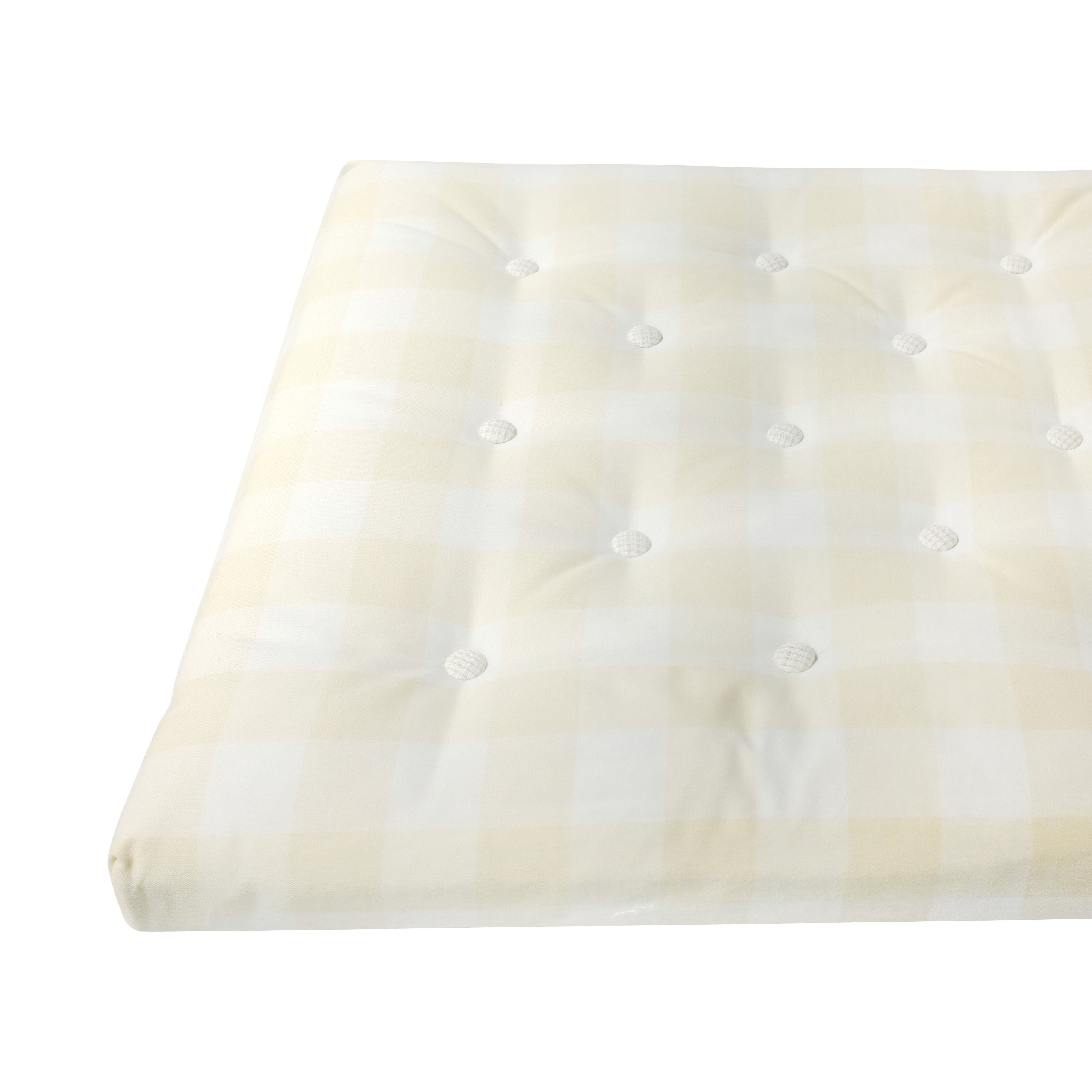 High-end Handcrafted Blue And White Checkered Cashmere Student Mattress