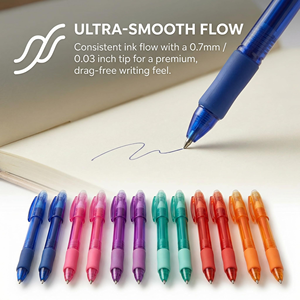 Best Sale 0.5mm Gel <b>Pen</b> Three Colors Retractable Gel <b>Pens</b> Office Student Stationery Classic Gel <b>Pens</b> WIth Soft Rubber Grip - Product Image 4