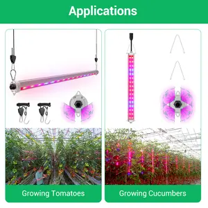 Volledige Spectrum Interlighting 100 120W Rode Led Grow Light Tube Bar Waterdicht Voor Planten Groeien