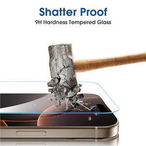 ฟิล์มกันรอยหน้าจออะลูมิเนียมคุณภาพสูงสำหรับ iPhone 18 Pro Max 17 Pro Max ป้องกันเลนส์กล้อง ป้องกันฟองอากาศ ใช้งานร่วมกับเคสได้ กระจกนิรภัย - Product Image 2