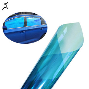 فيلم نوافذ السيارات الأزرق متغير اللون، طلاء سيراميك نانو أزرق بنسبة نفاذية 67٪، فيلم نوافذ السيارات متعدد الألوان قوس قزح - Product Image 6