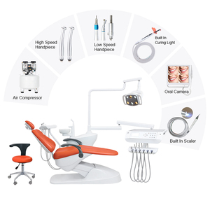 Electric Dental Unit Metal Dentist <b>Stool</b> Portable Doctor Chair with Luxury Motor Control System - Product Image 1