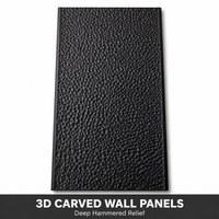 Panneaux muraux décoratifs 3D en bois, motif tribal en relief, revêtement mural en bois sculpté CNC pour restaurant, hôtel, mur d'accentuation