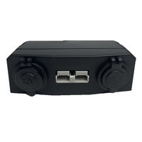 Prise 12V Chargeur USB Prises allume-cigare Montage en surface Support avec prise 50A Connecteur de batterie