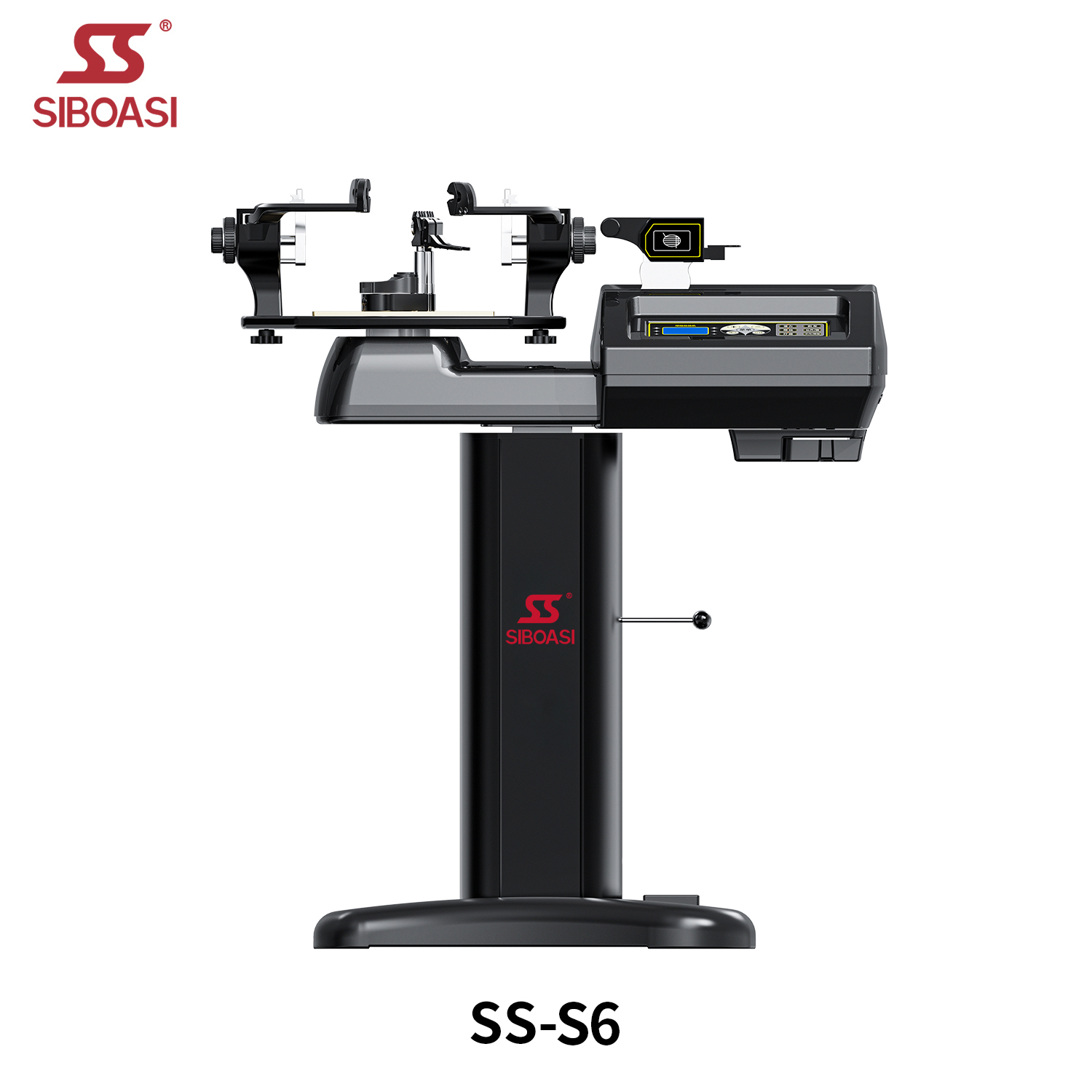 Hochwertige Metall-Siboasi SS-S6 Besaitungsmaschine mit Digitaldruck Schwarz/Rot für Tennis und Badminton****^^^^ https://www.siboasi.com