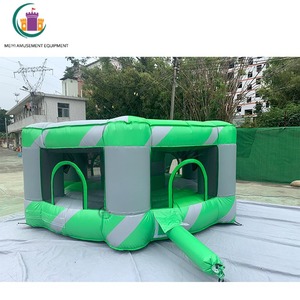Petit jeu de taupe gonflable en PVC de 4.3m pour 7 personnes jeu de jardin ou de fête populaire avec ventilateur intégré - Product Image 2