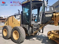 Caterpillar Original Utilisé Cat Land Grader CAT160M Niveleuses à moteur d'occasion CAT 160M Niveleuse d'occasion