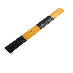 Jiadong bãi đậu xe xe khối cao su bánh xe Stopper Cáp dốc nhựa cao su tốc độ bumpers đường tốc độ di động bướu để bán - Product Image 1