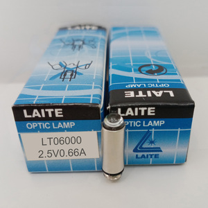 Micare lampu Halogen Mini medis LT06000 2.5V 0,66 A, lampu Halogen cadangan pencahayaan stabil <span class=keywords><strong>Laryngoscope</strong></span> optik serat - Product Image 5