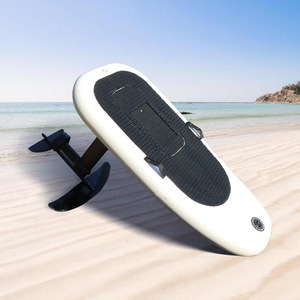 Tabla de surf eléctrica inflable con hidroala de 48 V, tablero de PVC para aguas tranquilas y brises, modelo motorizado de pie. - Product Image 1