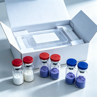 Poudre lyophilisée de tripeptide de cuivre GHK-Cu de qualité supérieure (99%-99,9%) - Matière première cosmétique - CAS 49557-75-7 - Fournisseur d'usine