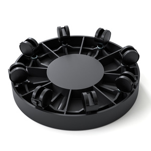 Plant Caddy con ruedas Soporte para plantas Base de rodillos Heavy Duty Indoor Outdoor Potted Plant Mover-con cable absorbente - Product Image 2