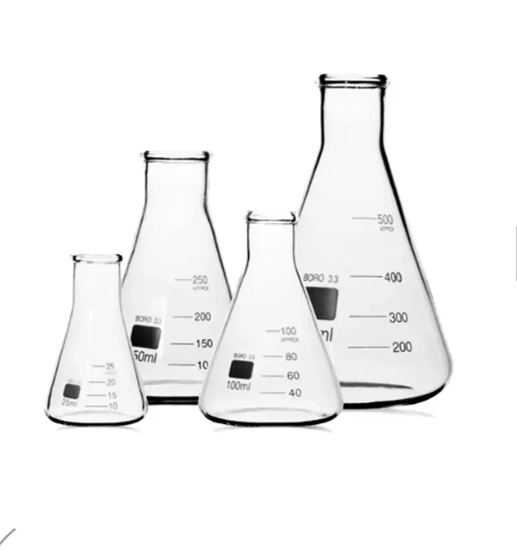 BIOSTELLAR Heating Liquids Heat-Resistant Material Conical Volumetric Flask Custom