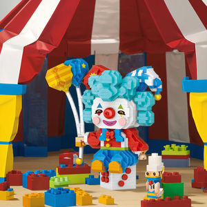 LOZ 960 Uds Micro diamante partícula rompecabezas juguete bloques de construcción conjuntos educativos payaso cumpleaños fiesta bufón modelo - Product Image 5