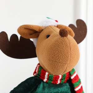 Melhor Preço Personalizado Crianças Presente De Natal Ornamento Boneca Bonito Das Crianças Dos Desenhos Animados Stretchable Perna Longa Presente Boneca De Natal