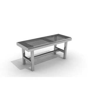 Banc de patio en acier inoxydable - Product Image 1