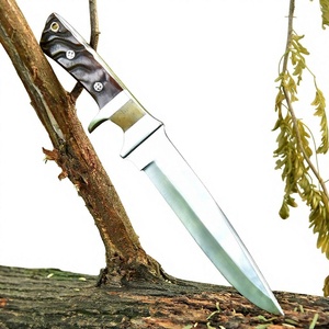Couteau Bowie de chasse et de camping avec lame dentelée en cuir, pour usage extérieur et camping, couteaux Bowie personnalisables à vendre à bas prix - Product Image 3