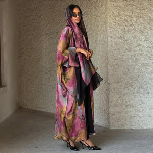 <span class=keywords><strong>Robe</strong></span> de soirée musulmane <span class=keywords><strong>pour</strong></span> femmes du Moyen-Orient, <span class=keywords><strong>robe</strong></span> luxueuse en mousseline de soie <span class=keywords><strong>arabe</strong></span> plaquée or, Jalaabiya, Abaya de Dubaï avec <span class=keywords><strong>ceinture</strong></span> - Product Image 2